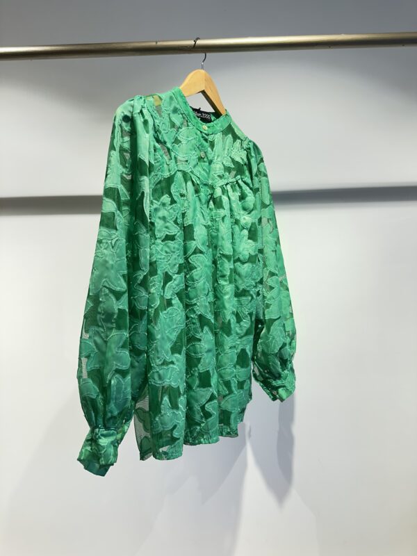 Organza appliqué blouse - Image 3