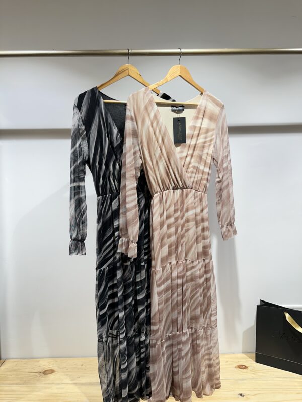 Long printed dress