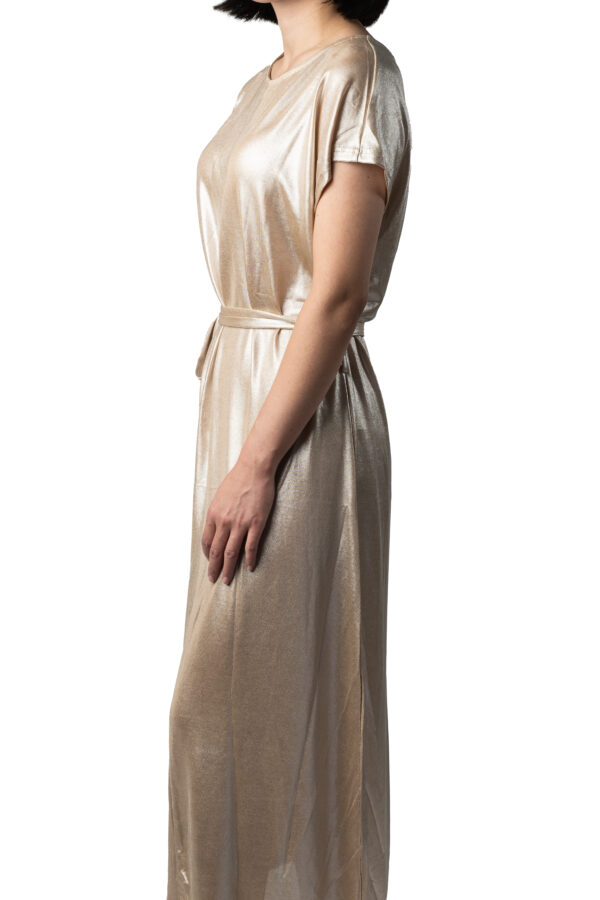 Shimmer dress with belt - Image 3