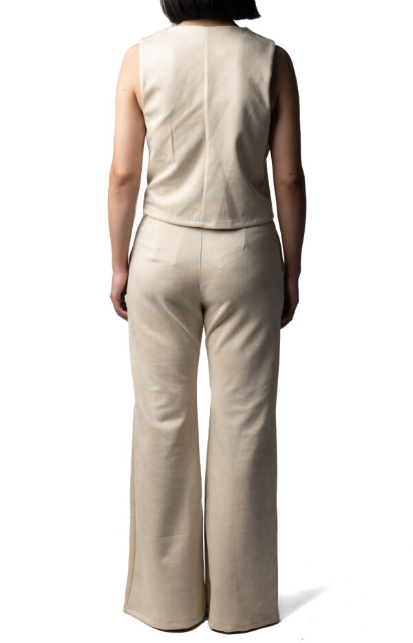 Faux Suede Waistcoat - Image 4