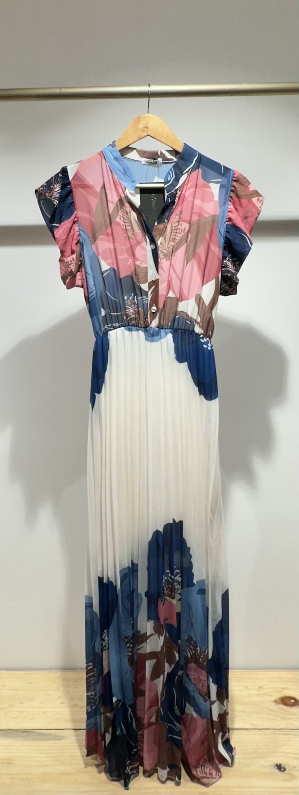 Floral Printed Long Dress - Image 3